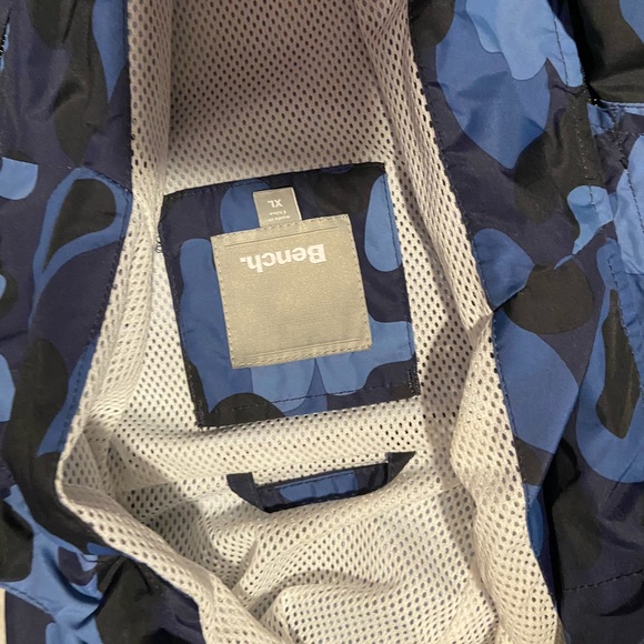 blue camo raincoat - Picture 2 of 2